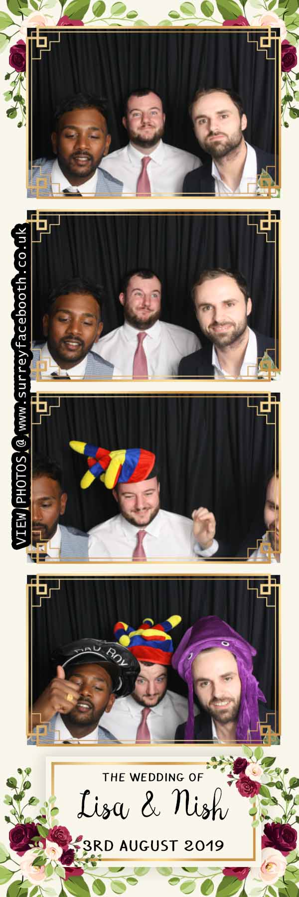 Lisa and Nish's Wedding | View more photos from the event at galleries.surreyfacebooth.co.uk/u/Surrey-FaceBooth/Lisa-and-Nishs-Wedding